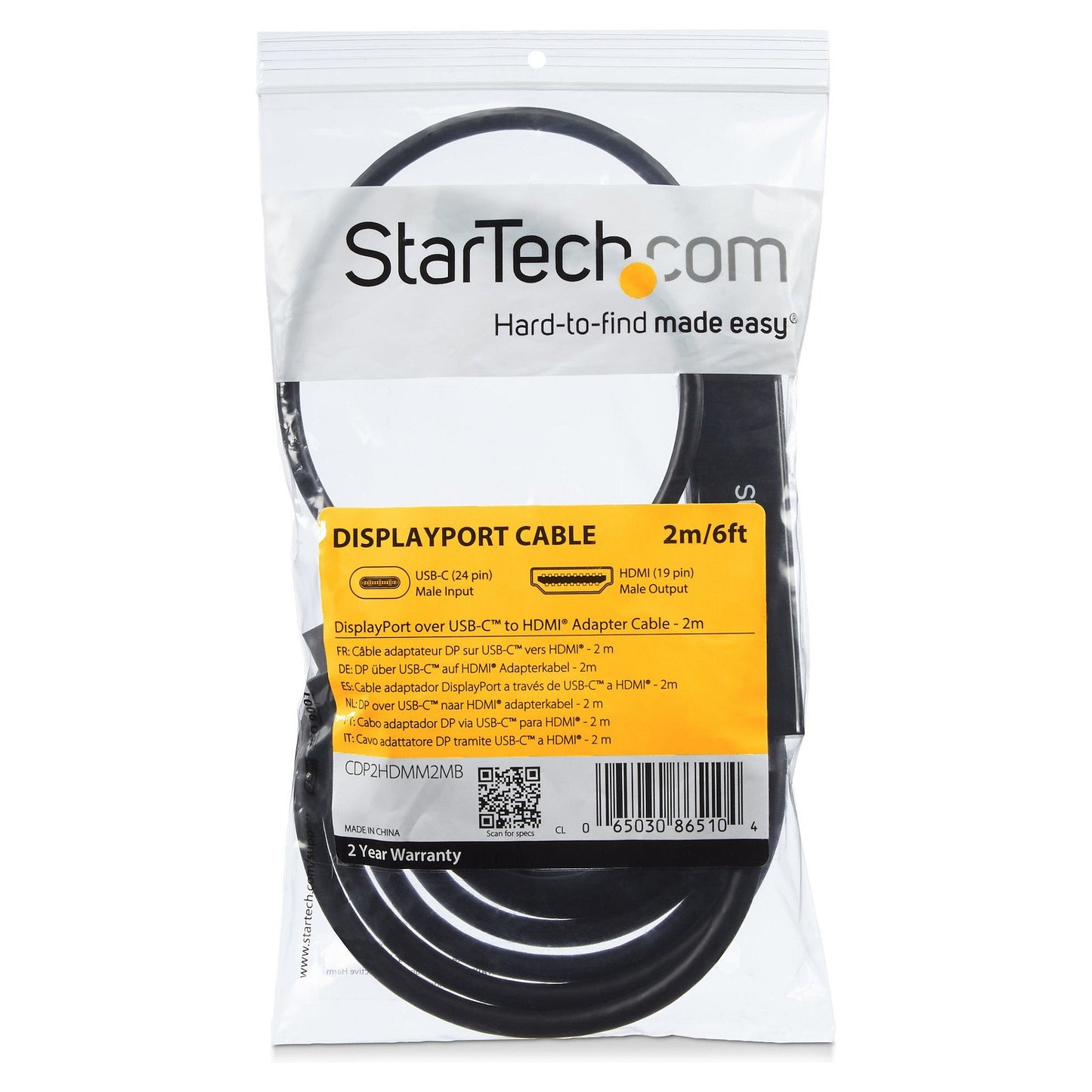 2M USB-C TO HDMI CABLE