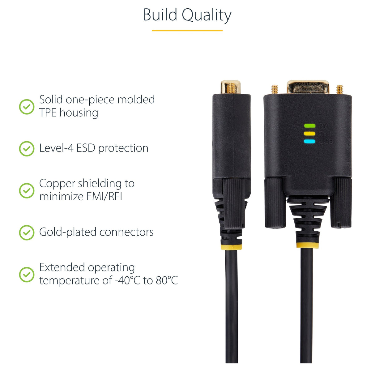 3FT/1M USB TO SERIAL CABLE