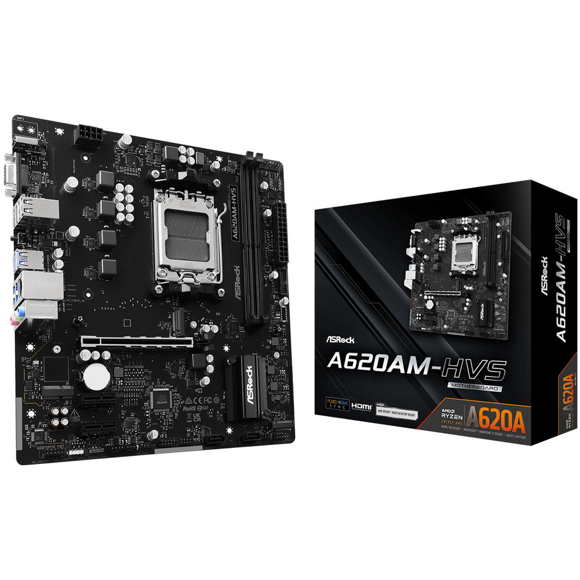 ASRock A620AM-HVS AM5 mATX HDMI DDR5