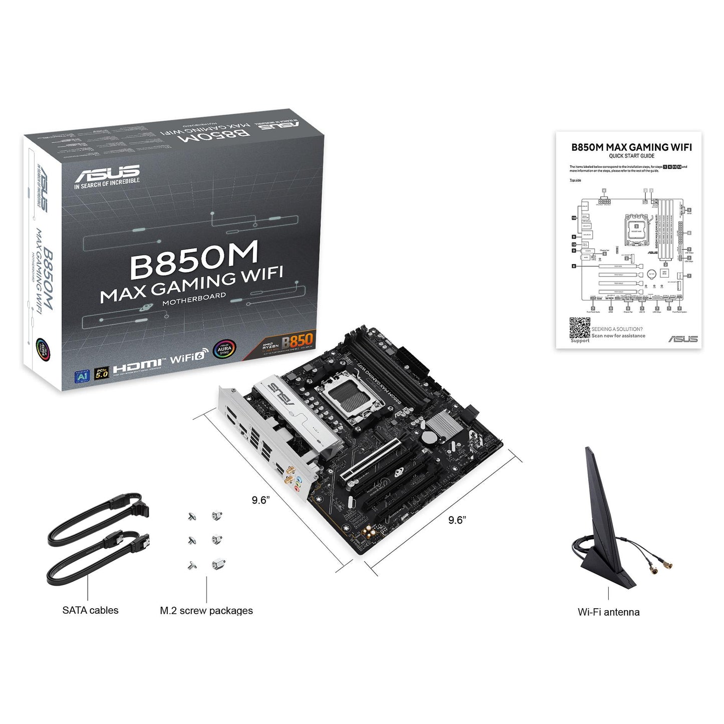MB ASUS B850M MAX GAMING WIFI