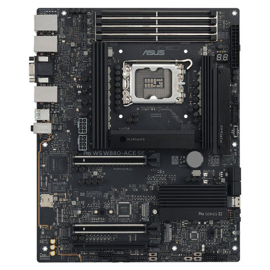 ASUS Pro WS W880-ACE SE - Motherboard - ATX - LGA1700-Sockel - W880 Chipsatz - USB4. USB 3.2 Gen 2x2. USB 3.2 Gen 2. USB 3.2 Gen 1