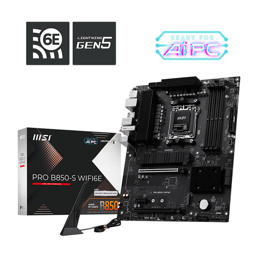 MSI Pro B850-S Wifi6E (B850.AM5.ATX.DDR5)