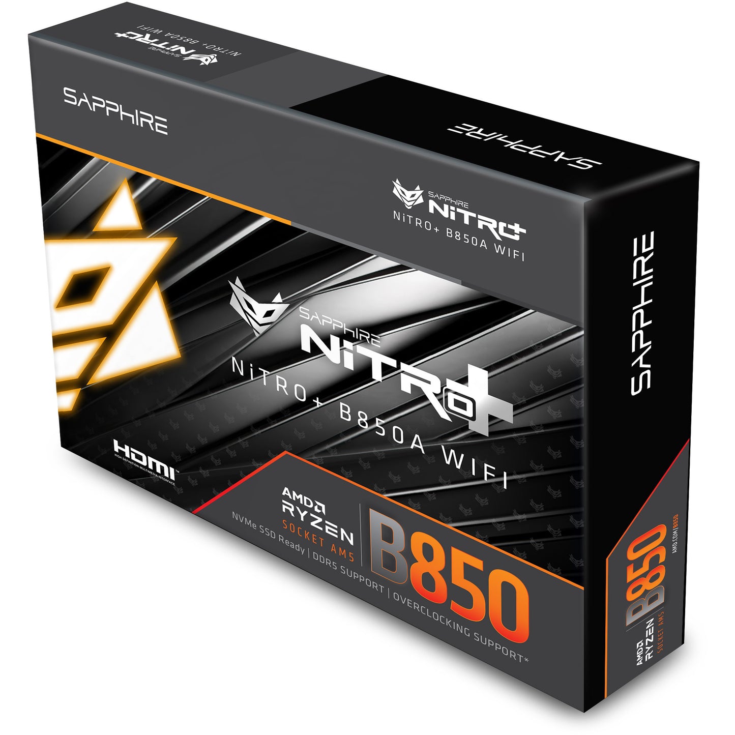 SAPPHIRE NITRO+ B850A WIFI7 1xHDMI 1.4 1xDP 1.2