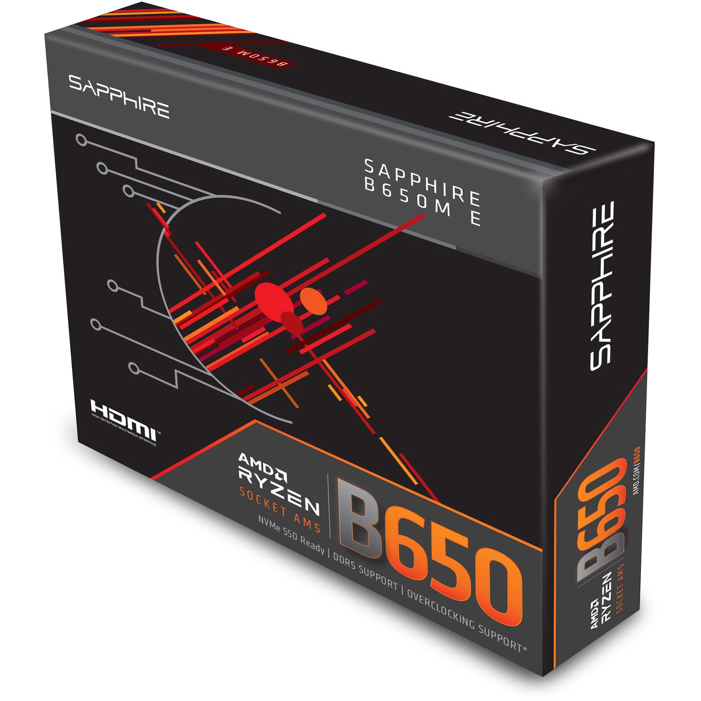SAPPHIRE B650M-E 1xHDMI 1.4 1xDP 1.2