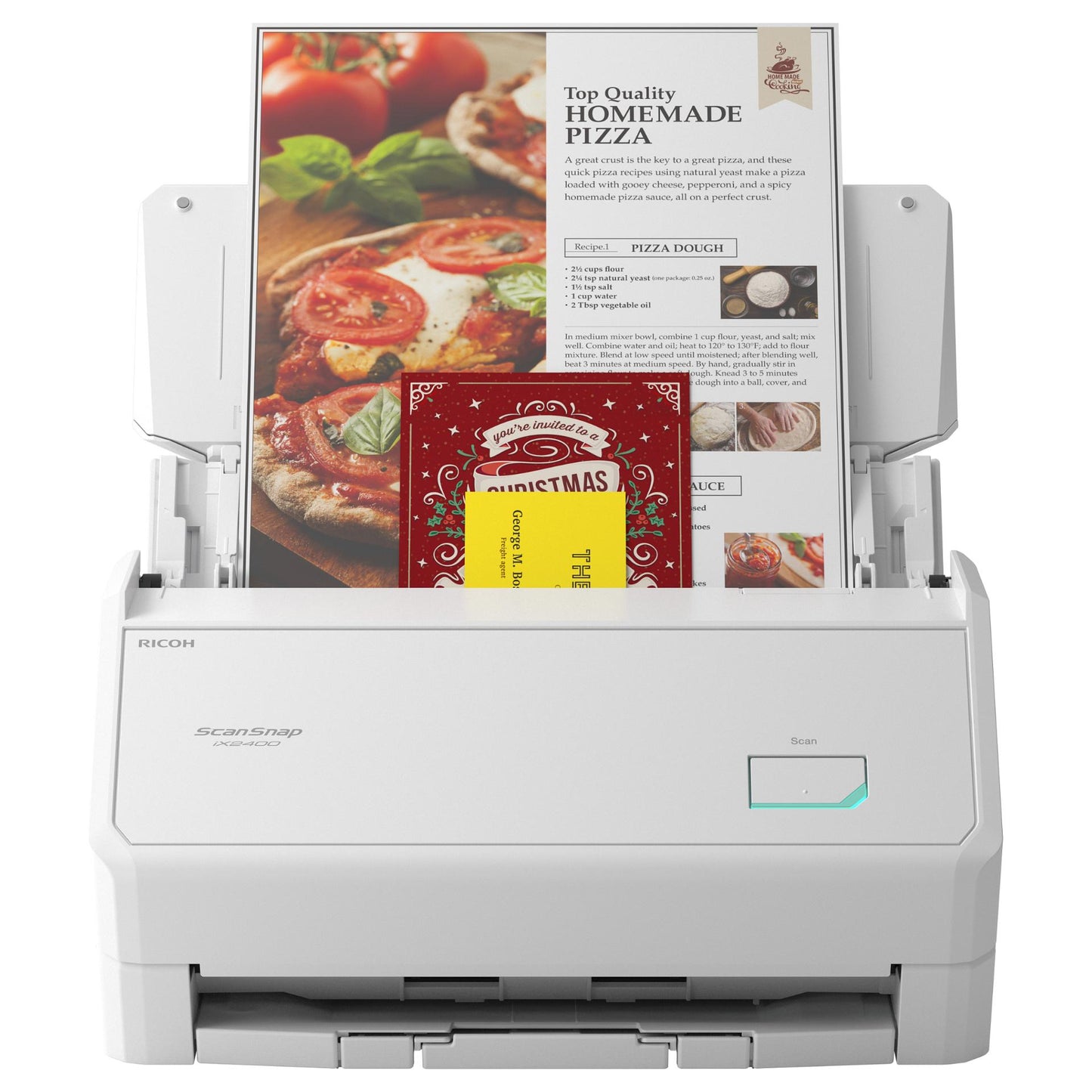 RICOH ScanSnap iX2400 45ppm/90ipm White A4 Duplex ADF USB 3.2