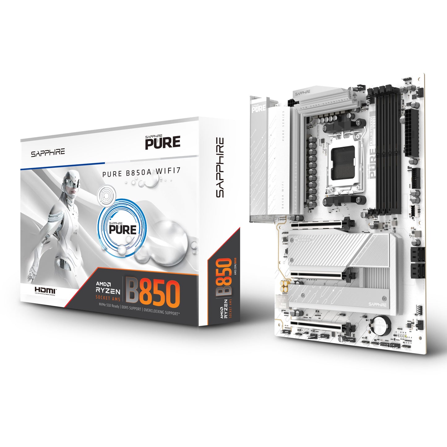 PURE B850A WIFI7 1xHDMI 1.4 1xDP 1.2