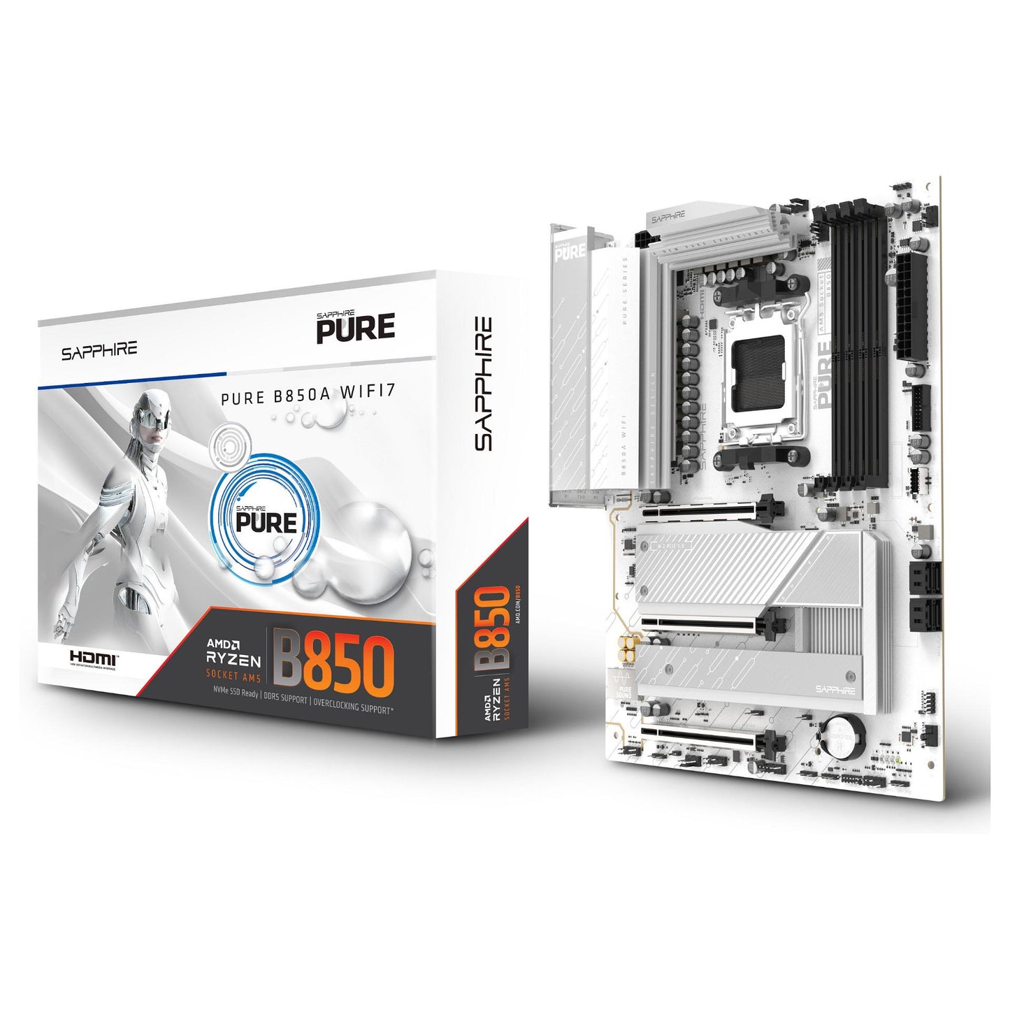 PURE B850A WIFI7 1xHDMI 1.4 1xDP 1.2