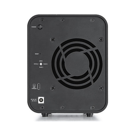 TERRAMASTER D2-320 2bay Gehäuse. USB3.2 10Gbps RAID.Diskless