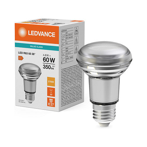 Osram R636036 4.8W 827 E27 P LED Reflektorlampe 350 lm 2700K E27
