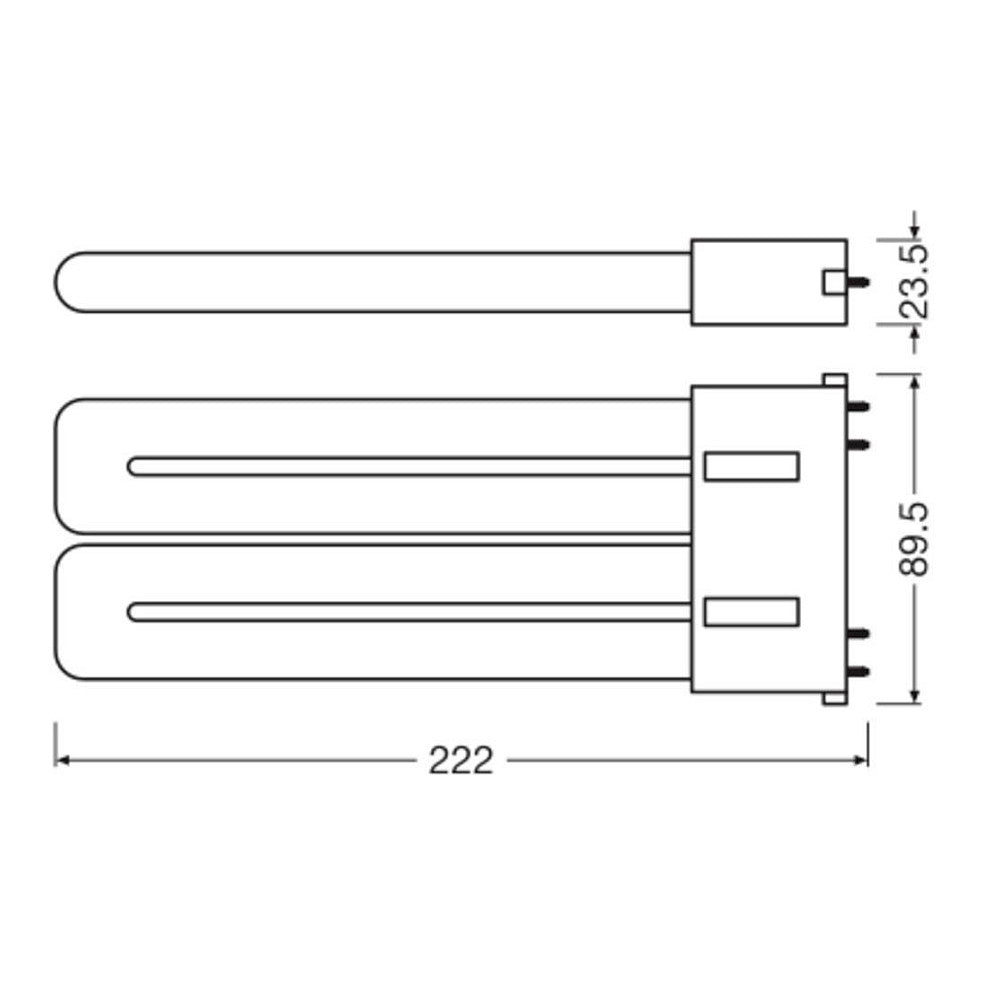 Osram DULUX F36 EM V 20W 840 2G10 LED 2500 lm 4000K 2G10