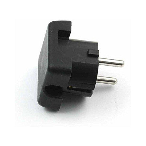 BACHMANN Schutzkontaktstecker schwarz flach