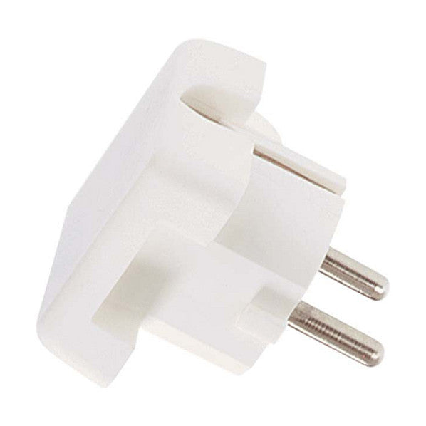 BACHMANN Schutzkontaktstecker weiss flache AusfUhrung montierbar