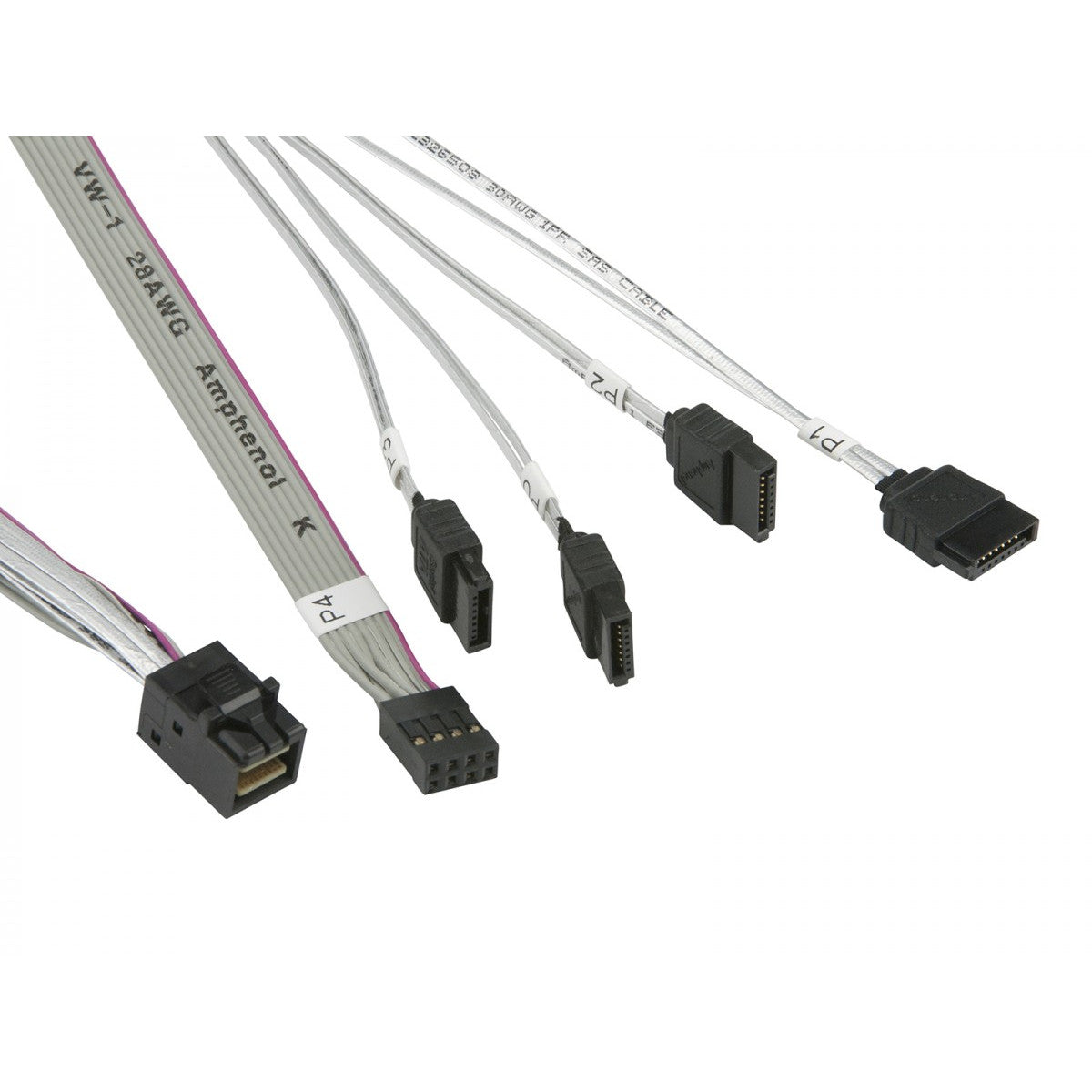 Supermicro MiniSAS HD to 4 SATA 50/50/60/70cm Cable
