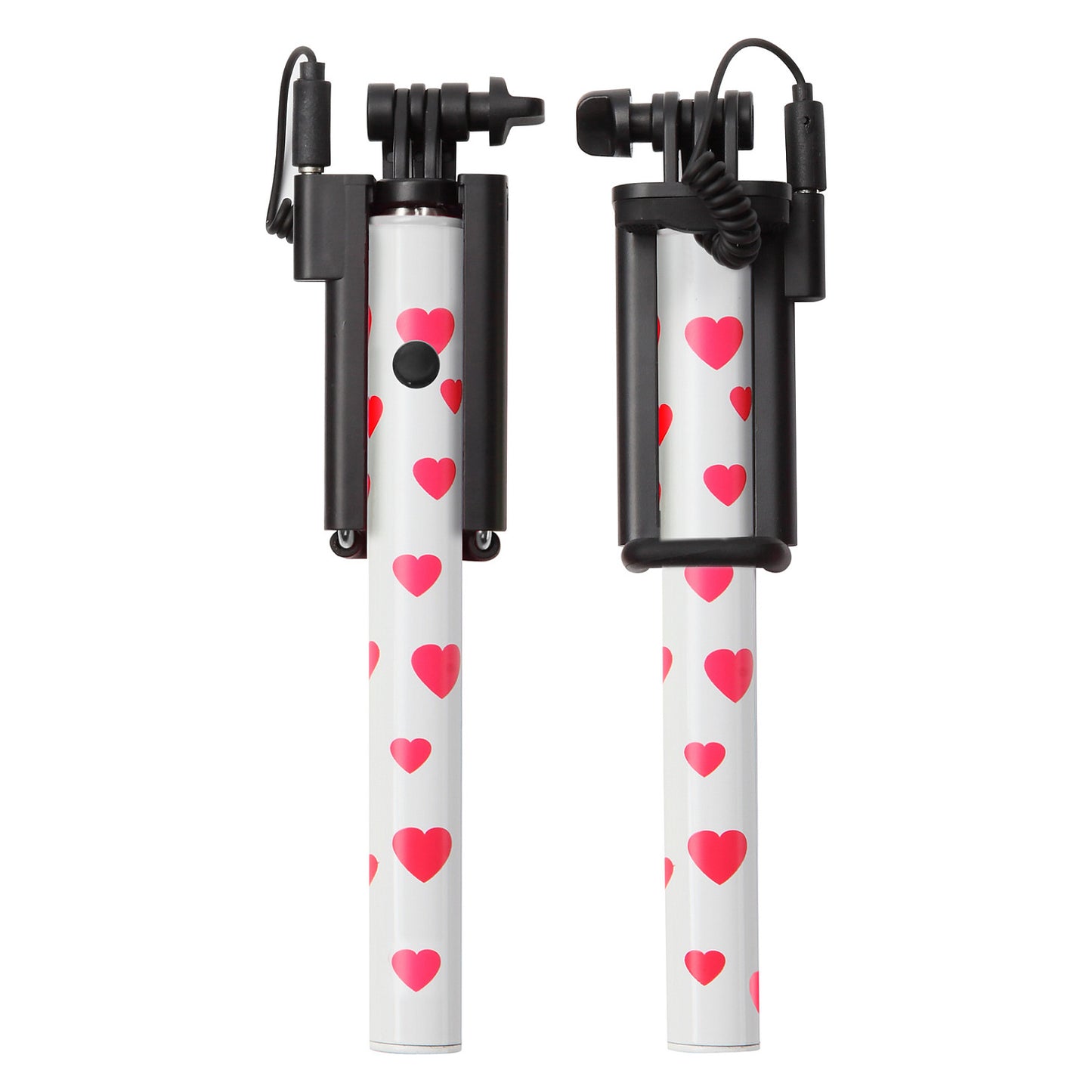 Ultron Selfie-Stick Hot Shot white pink heart