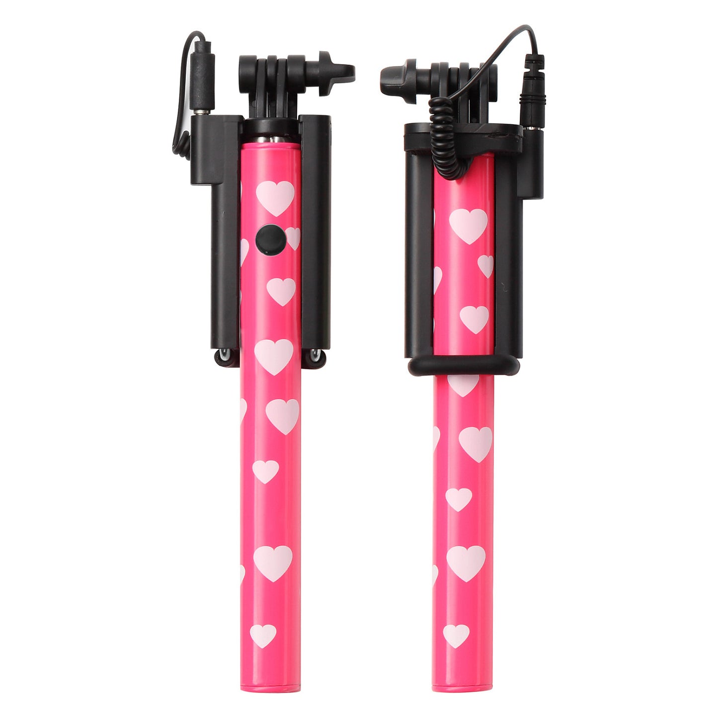 Ultron Selfie-Stick Hot Shot pink white heart