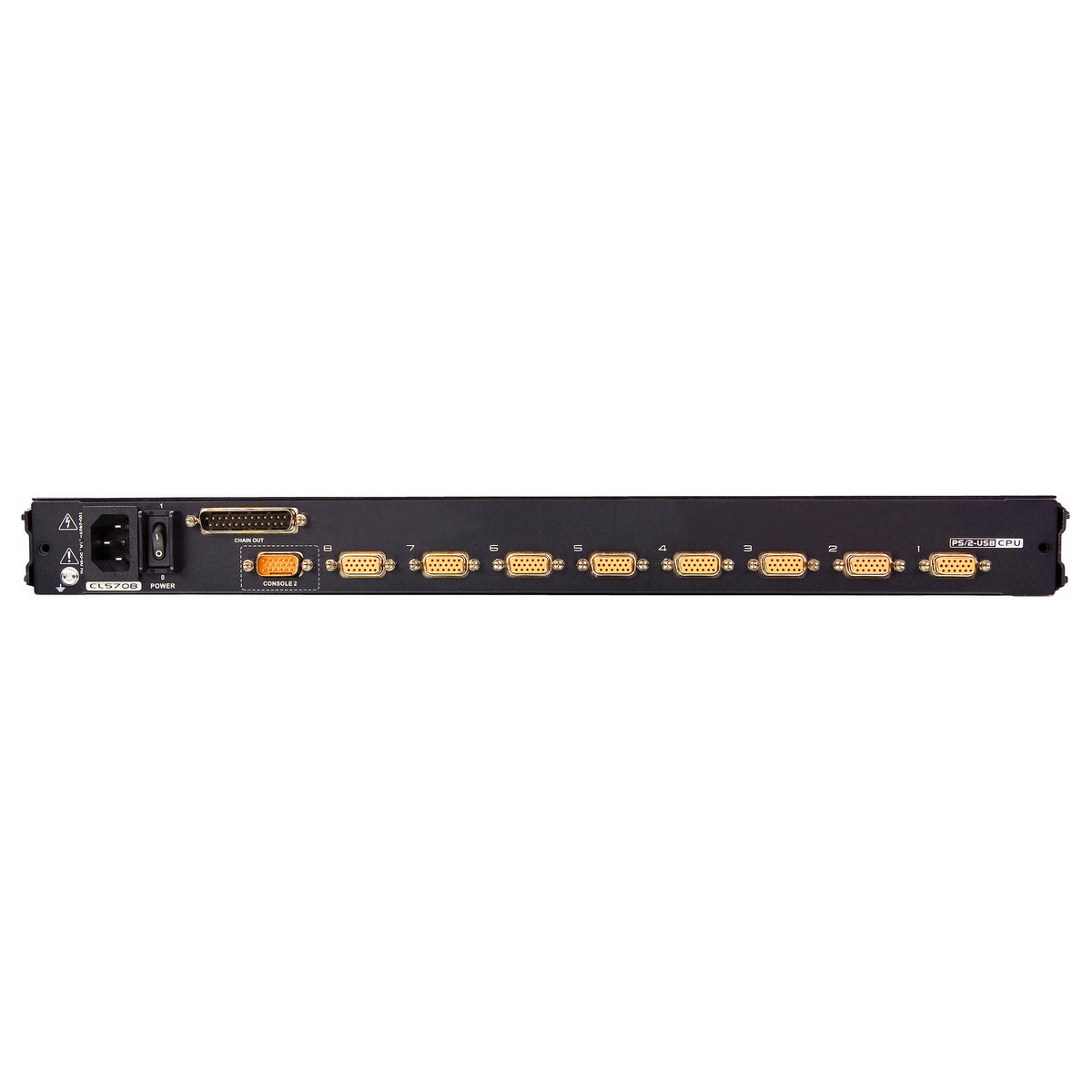 CL5708MW D 43cm wide LCD KVM Switch USB-PS/2 VGA 8 Port Tastaturlayout DE