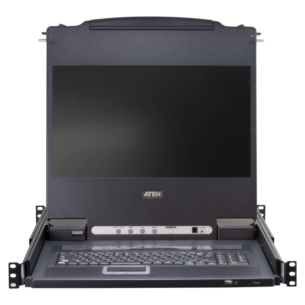 CL5708MW D 43cm wide LCD KVM Switch USB-PS/2 VGA 8 Port Tastaturlayout DE