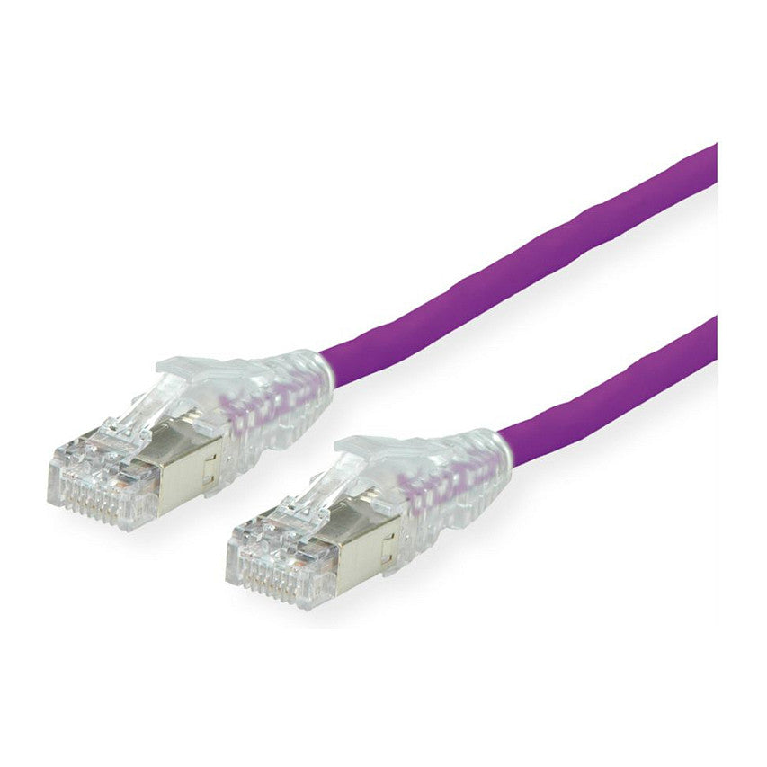 DTWYLER Patchkabel Cat.6A (Class EA) S/FTP, CU 7702 flex LSOH, AMP v2, violett, 5 m
