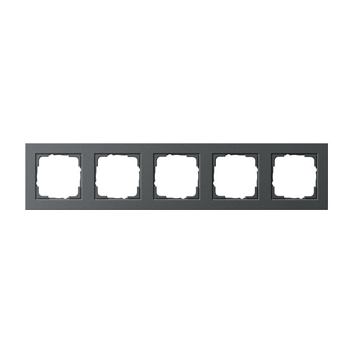 GIRA 021523 Rahmen 5f anthrazit E2 5-fach E2