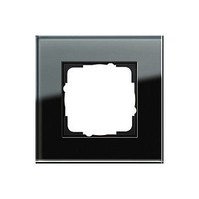 GIRA 021105 Rahmen 1f Glas schwarz Esprit