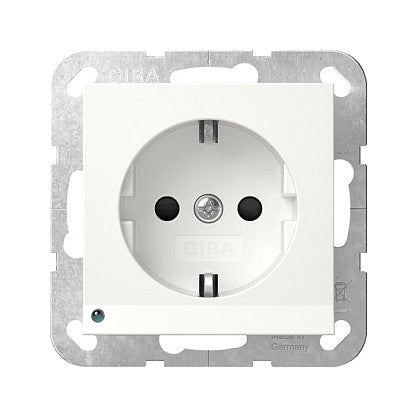 GIRA 417003 SCHUKO LED-Leuchte + SH System 55 Reinweiß