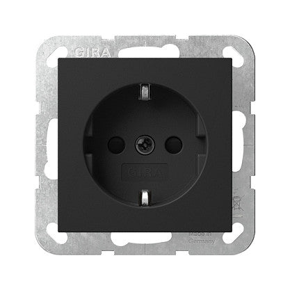GIRA 4453005 SCHUKO STK SH System 55 Schwarz m
