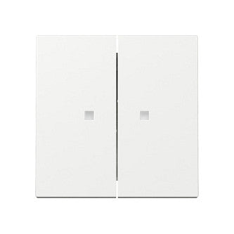 GIRA 363103 Wippe 2f Kontrollf. System 55 Reinweiß