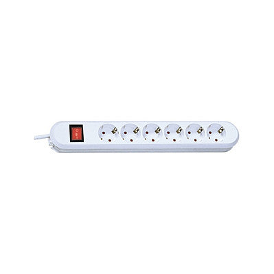 BACHMANN SMART Steckdosenleiste 6x Schutzkontakt weiss 5m