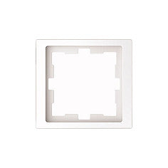MERTEN 1-fach Steckdosenrahmen weiß 8.1 x 8.1 cm