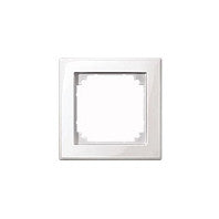 MERTEN 1-fach Steckdosenrahmen weiß 8.1 x 8.1 cm