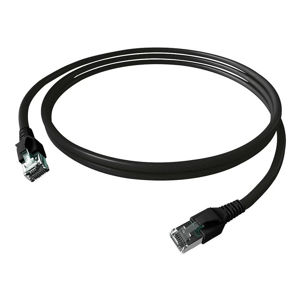 EASYLAN FlexBoot Patchkabel Kat.6A S/FTP schwarz 2m