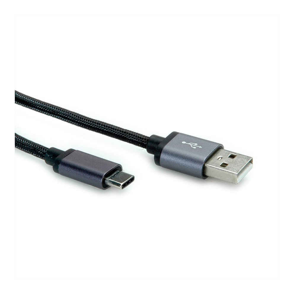 ROLINE USB2.0 KABEL C-A SLBR-SW 0 8M
