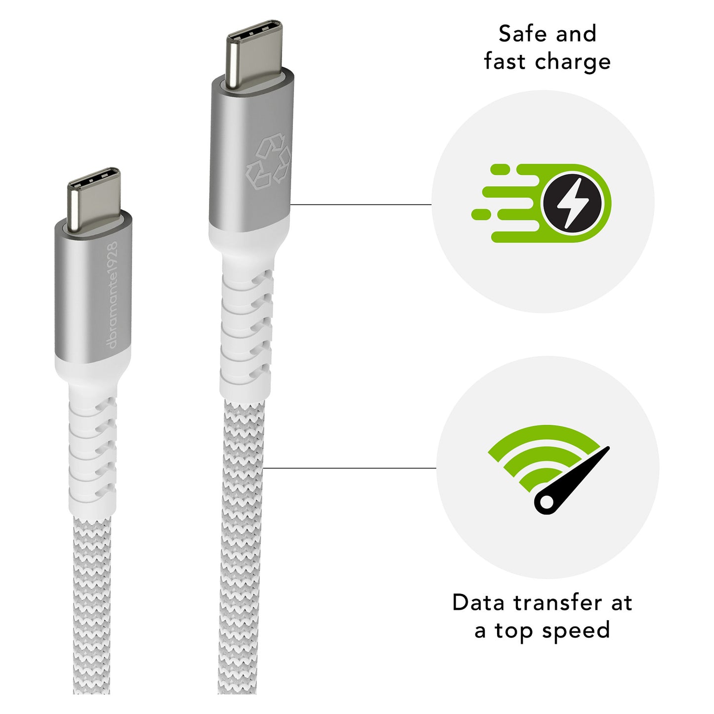 dbramante RE-CHARGE - BRD CABLE 1.2M USB-