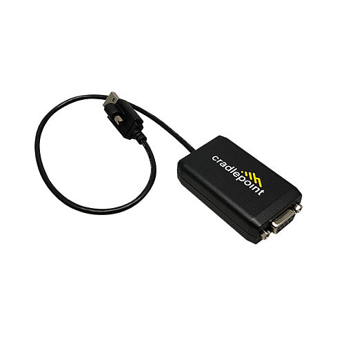 Cradlepoint - Kabel USB / seriell - USB (M) schraubbar zu RS-232 (W) schraubbar - 40 cm - Daumenschrauben - fr S700 Series S700-C4D. S750-C4D