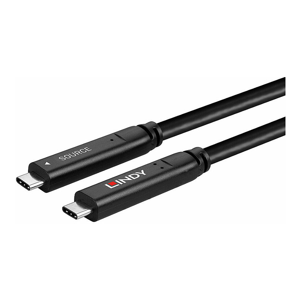 LINDY 15m USB 3.2 Gen 2 & DP 1.4 Typ C Hybridkabel