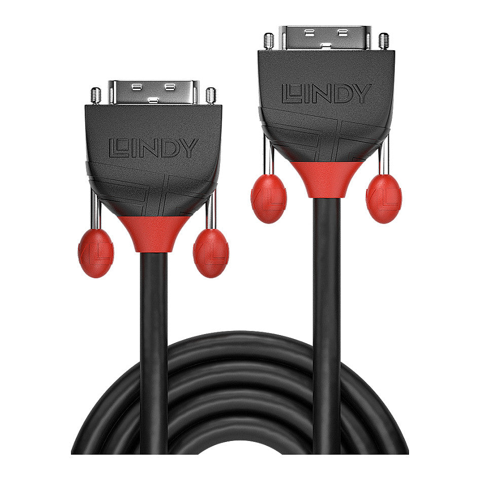 LINDY DVI-D Dual Link Kabel Black Line 2m