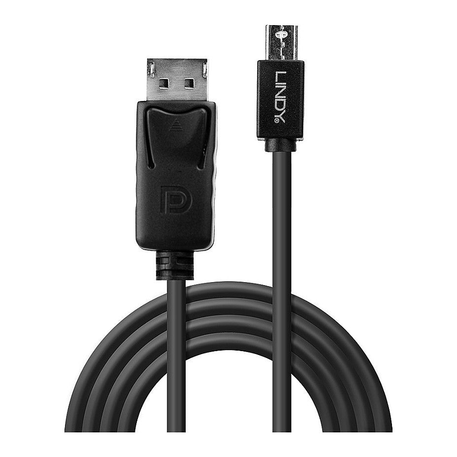 LINDY Mini-DisplayPort an Displayport Kabel schwarz 2m