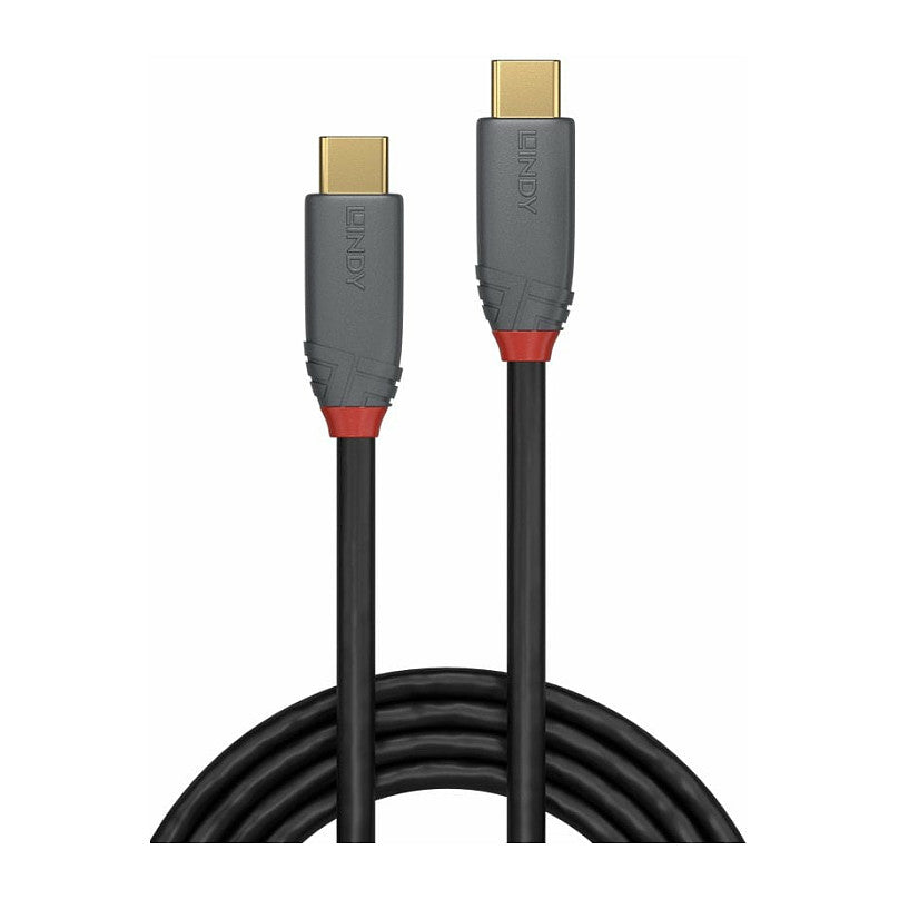 LINDY USB 3.2 Kabel Typ C/C 5A PD Anthra Line M/M 2m