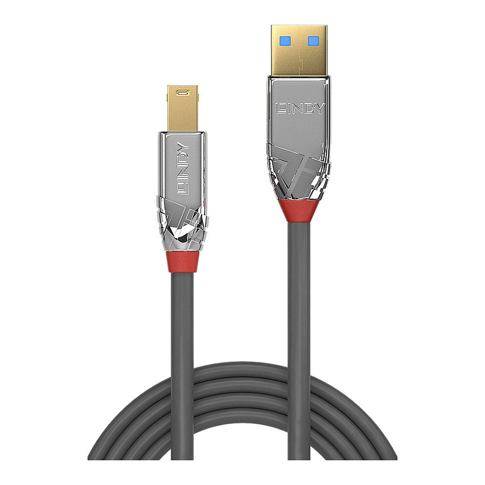 LINDY USB 3.0 Kabel Typ A/B Cromo Line M/M 2m