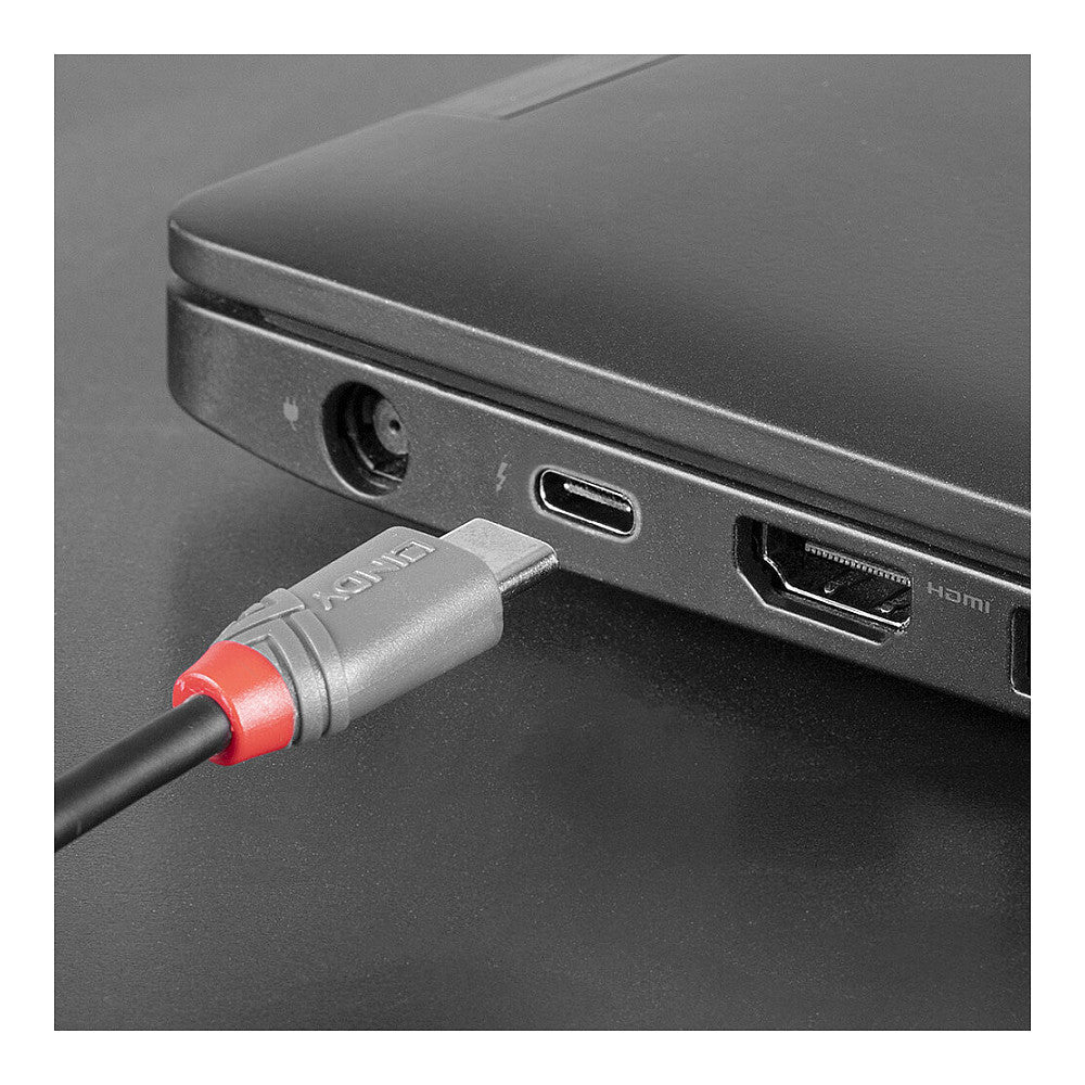 LINDY USB 2.0 Kabel Typ C/Micro-B Anthra Line M/M 0.5m