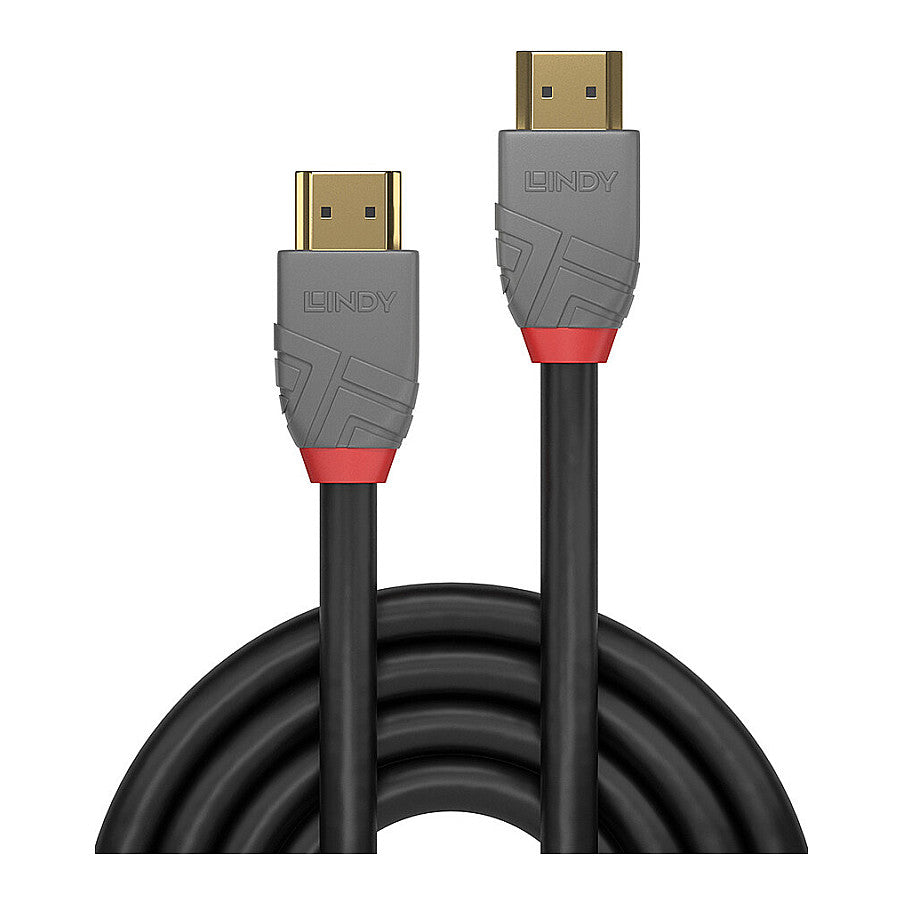 LINDY HDMI Kabel Ultra High Speed 1m, Anthra Line