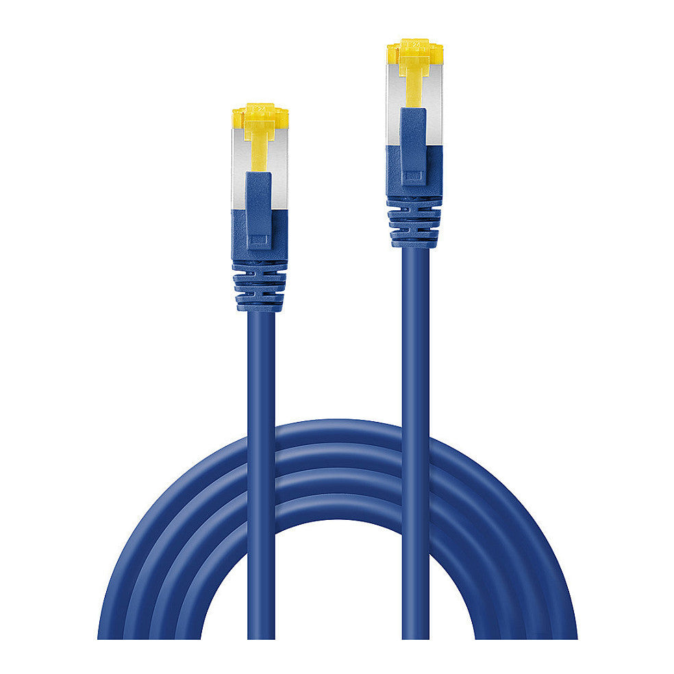 LINDY Patchkabel Cat6A S/FTP LSZH Cat7 Rohkabel blau 5.00m