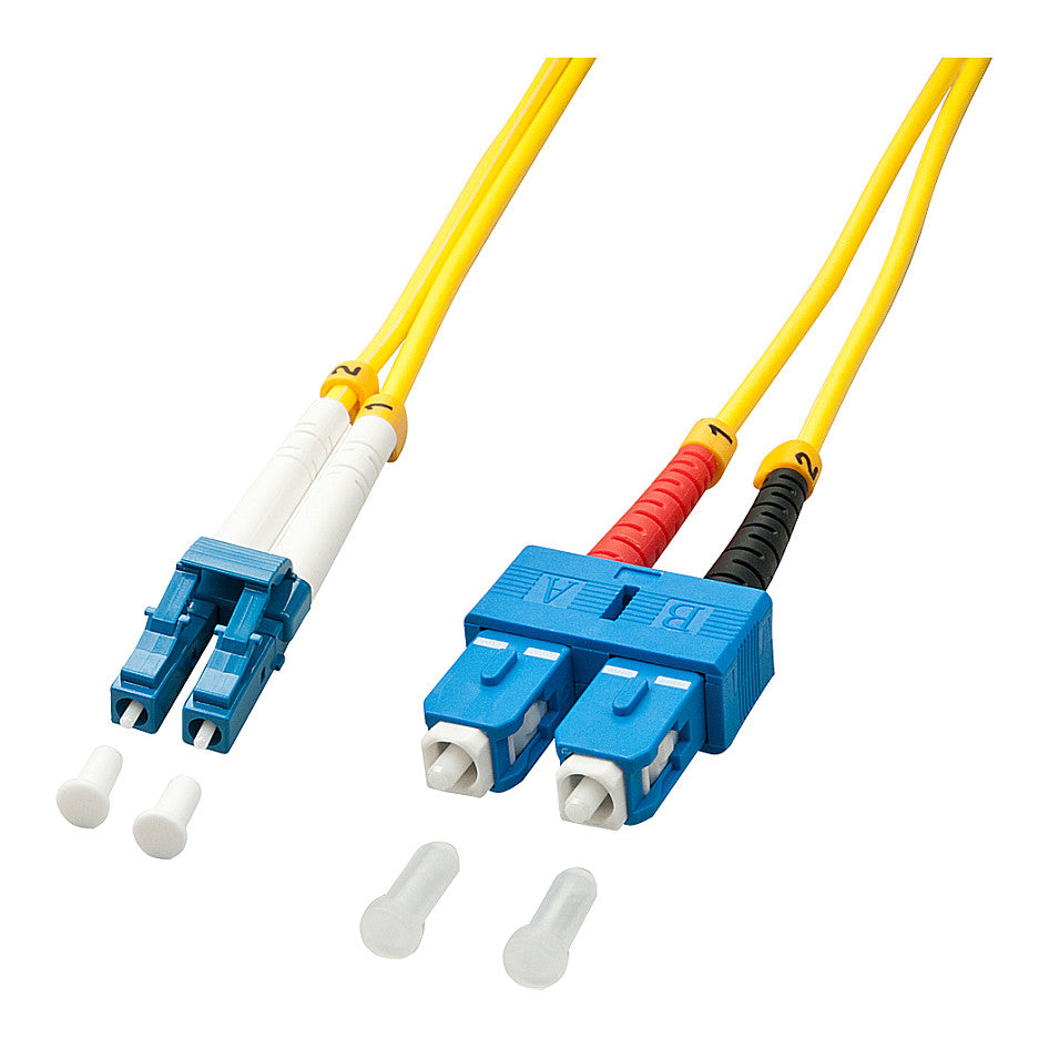 LINDY LWL-Duplexkabel LC/SC OS2 3m 9/125æm Singlemode