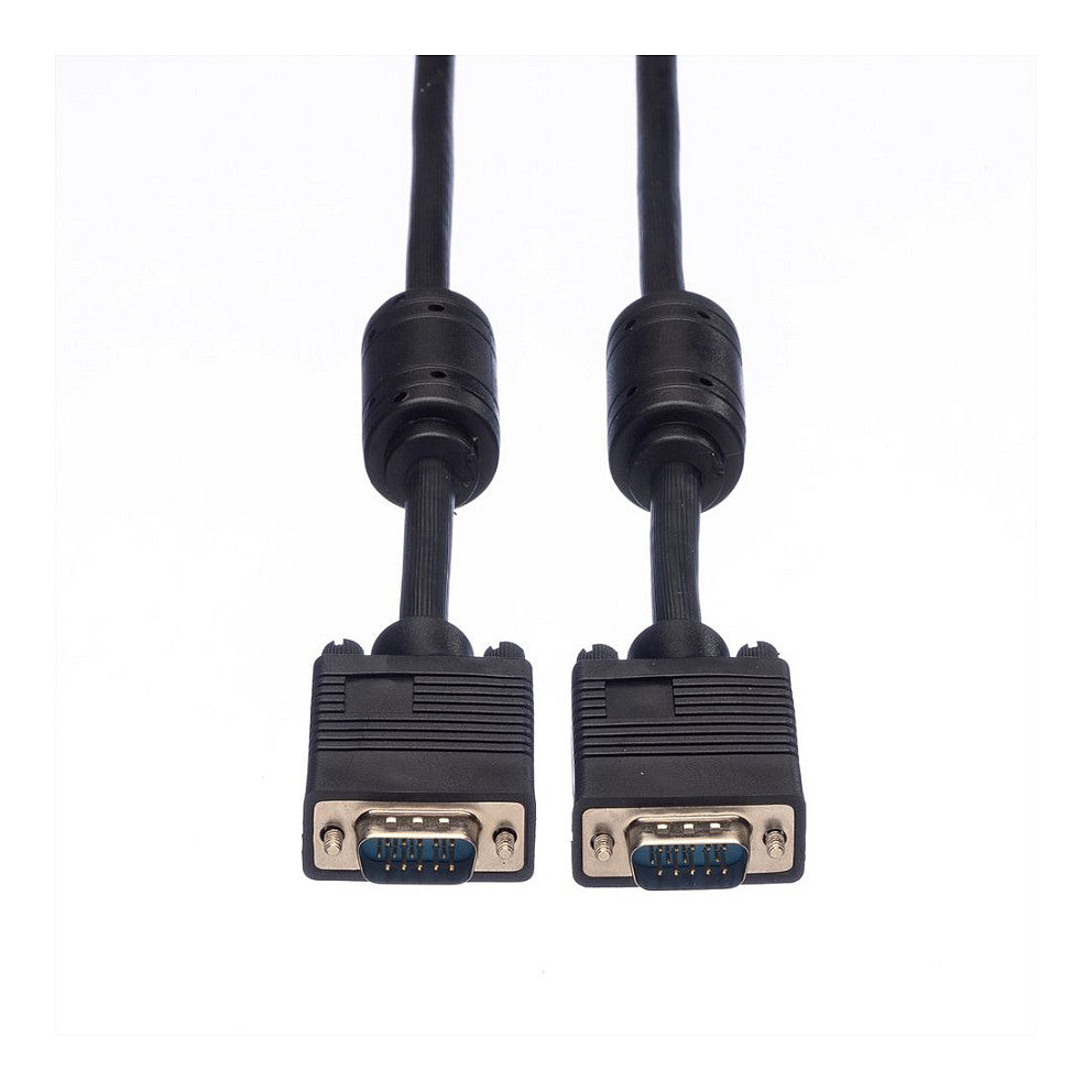 ROLINE VGA-Kabel HD15 ST - ST mit Ferritkern 10m