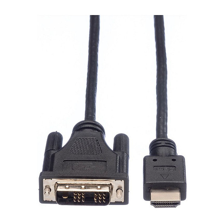 ROLINE DVI KABEL.DVI-HDMI.1.5M
