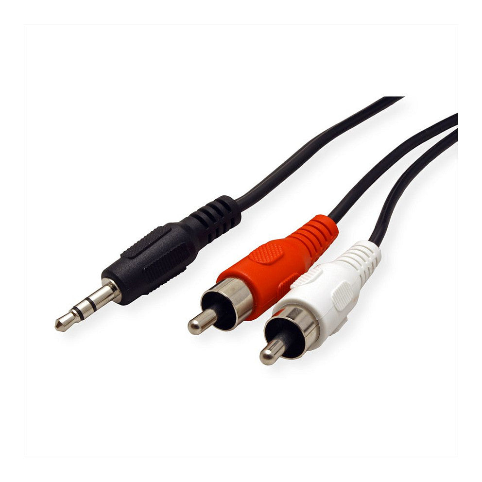 ROLINE 3.5MM/CINCH (2XST) KABEL.5M