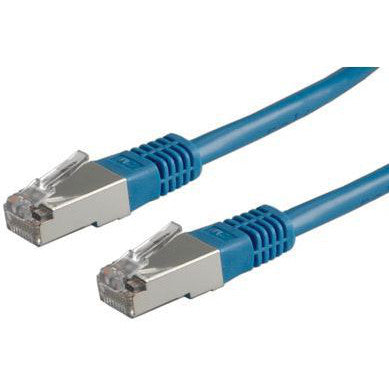 ROLINE Patchkabel Kat.6 Class E S/FTP PiMF blau 1m
