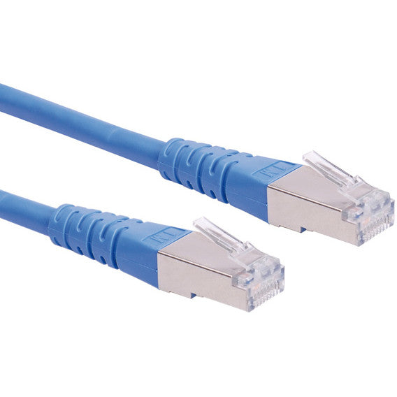 ROLINE Patchkabel Kat.6 Class E S/FTP PiMF blau 0.5m