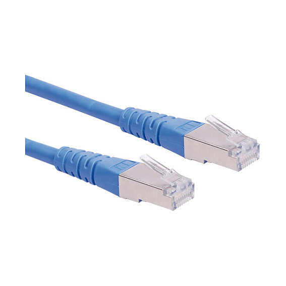 ROLINE Patchkabel Kat.6 Class E S/FTP PiMF blau 0.5m