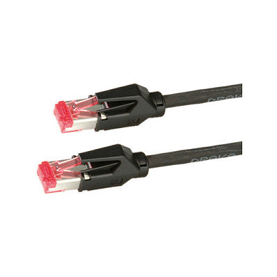 DRAKA Patchkabel Kat.6 Class E S/FTP UC900 TM21 LSOH schwarz 1m